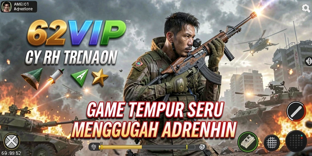 Screenshot gameplay menunjukkan aksi tembak-menembak yang mendebarkan.