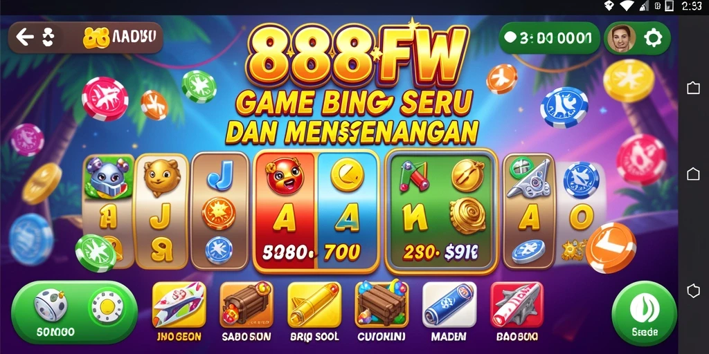 Tampilan gameplay seru dalam 888FW yang menggembirakan.