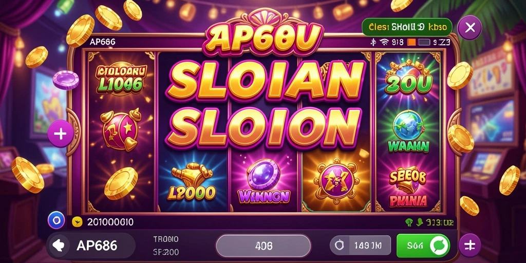 Screenshot gameplay AP686 menampilkan pengalaman bermain slot yang mendebarkan.