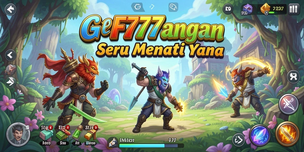 Tampilan gameplay GF777 dengan petualangan yang seru dan menegangkan.