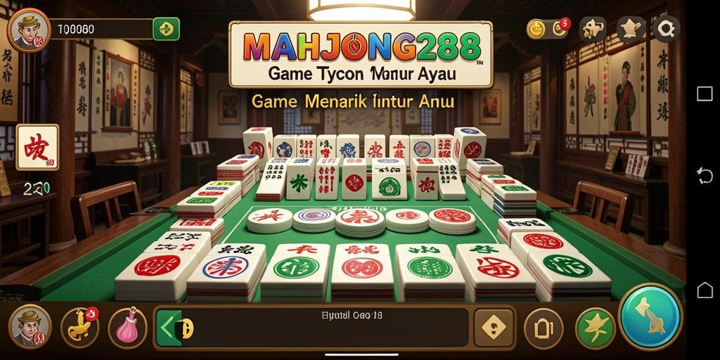 Tangkapan layar gameplay MAHJONG288 menunjukkan strategi Tycoon yang menarik.