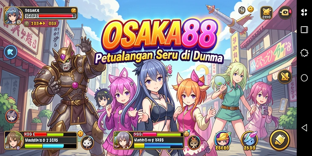 Tampilan seru dari gameplay <strong>OSAKA88</strong> yang penuh warna dan karakter menarik.