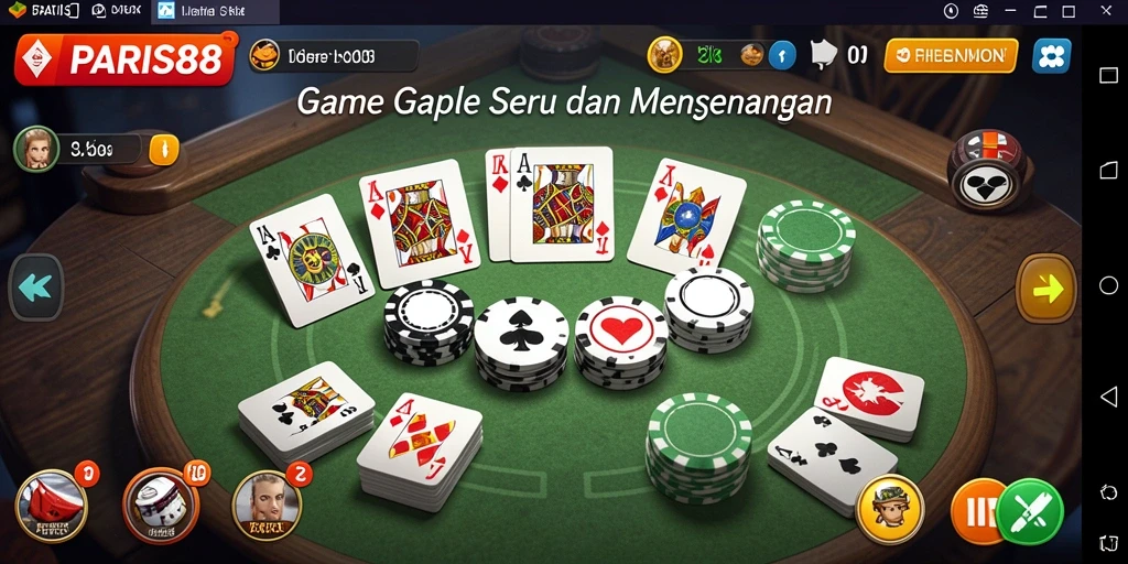 Tampilan Gameplay Seru dalam PARIS88 - Game Gaple.