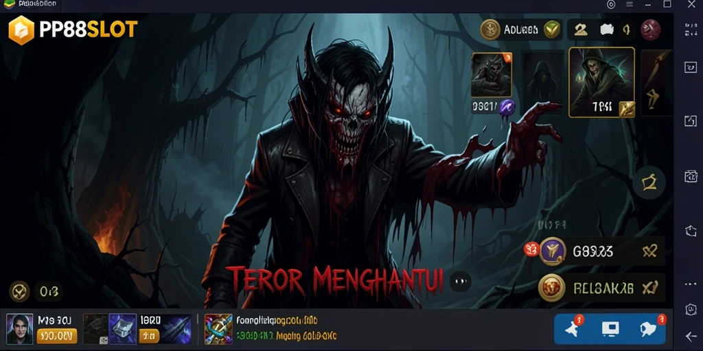 Screenshot PP88SLOT menampilkan suasana mencekam yang menggugah rasa takut.