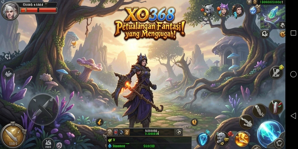 Tampilan gameplay RPG yang menarik dan penuh aksi.