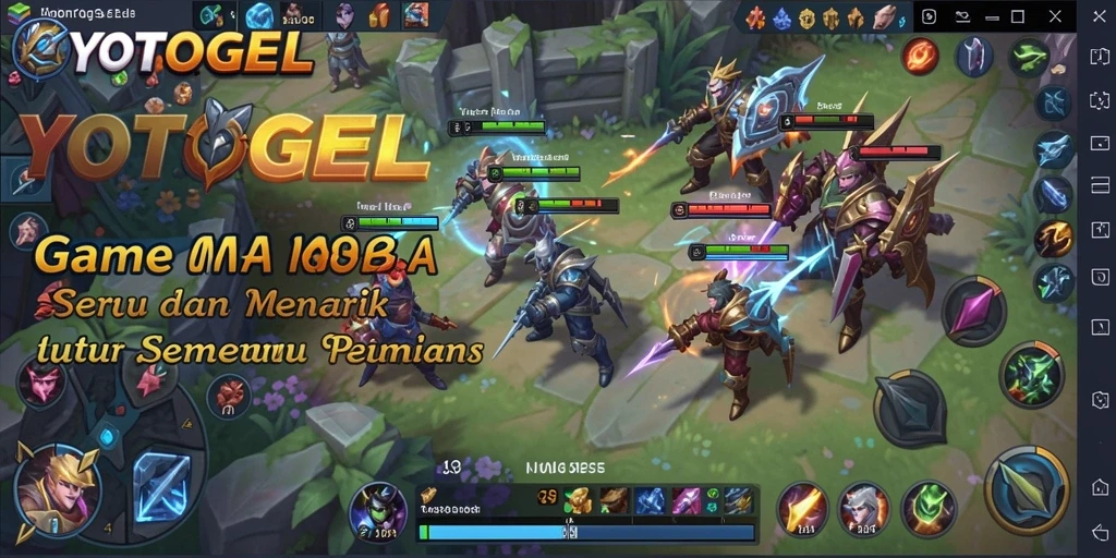 Tangkapan layar gameplay YOTOGEL yang menampilkan aksi seru dan karakter unik.